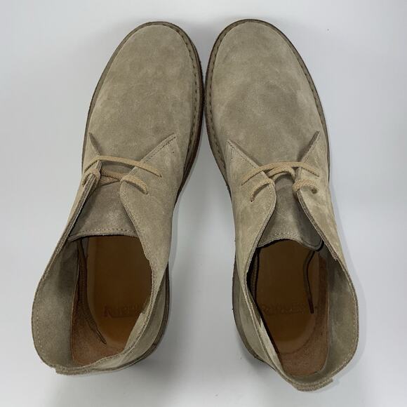 Rhodes Footwear Dylan Chukka Boots Mens Size 11 Tan Sand Suede Crepe Sole 2-Eye - Picture 6 of 11